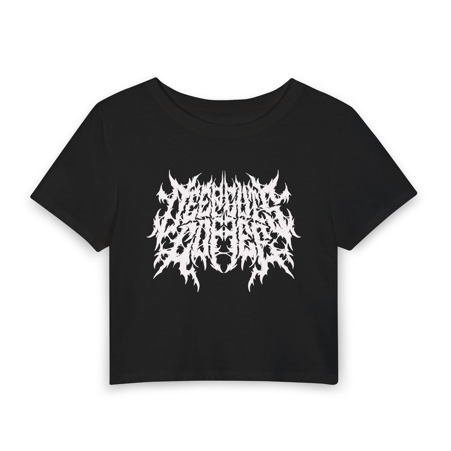 Death Metal Logo Women's Baby Tee