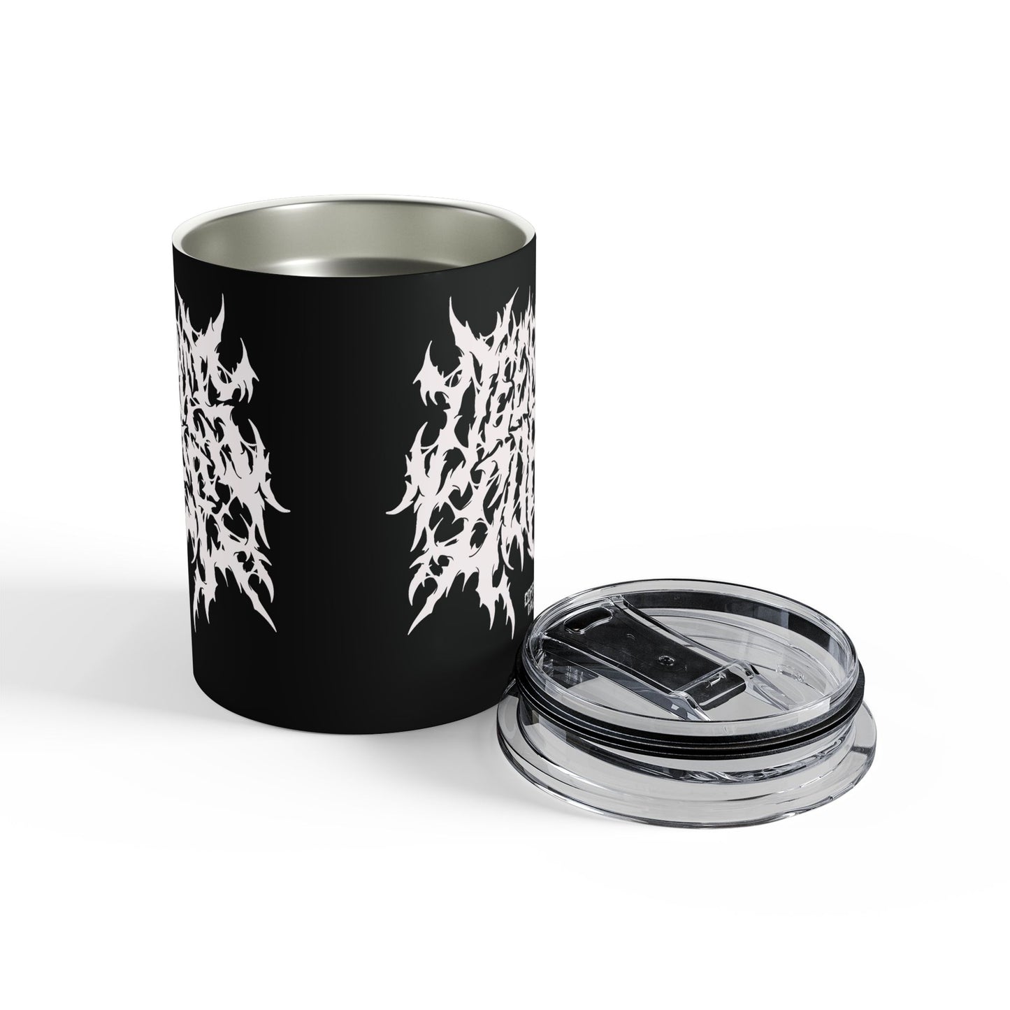 Black Metal Tumbler 10 oz