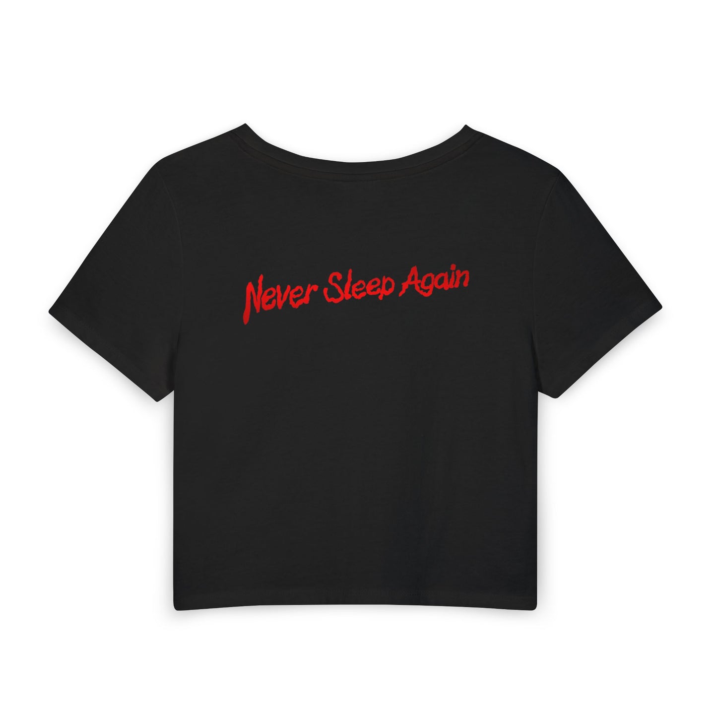 Deep Cuts Coffee on Elm Street Women's Baby Tee