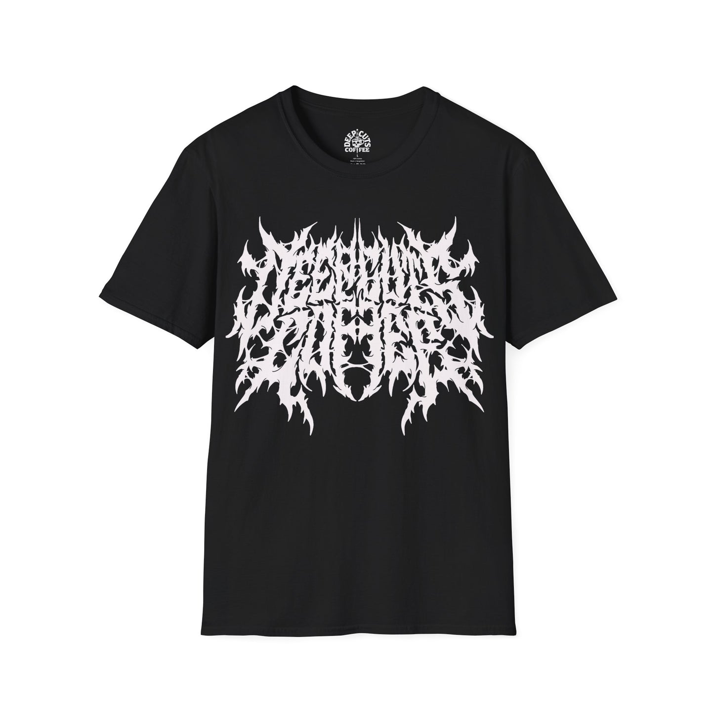 Death Metal T-Shirt Logo - Deep Cuts Coffee