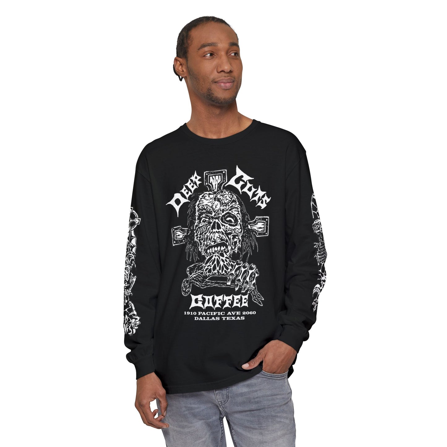 Dead Bodies Graphic Long Sleeve Tee