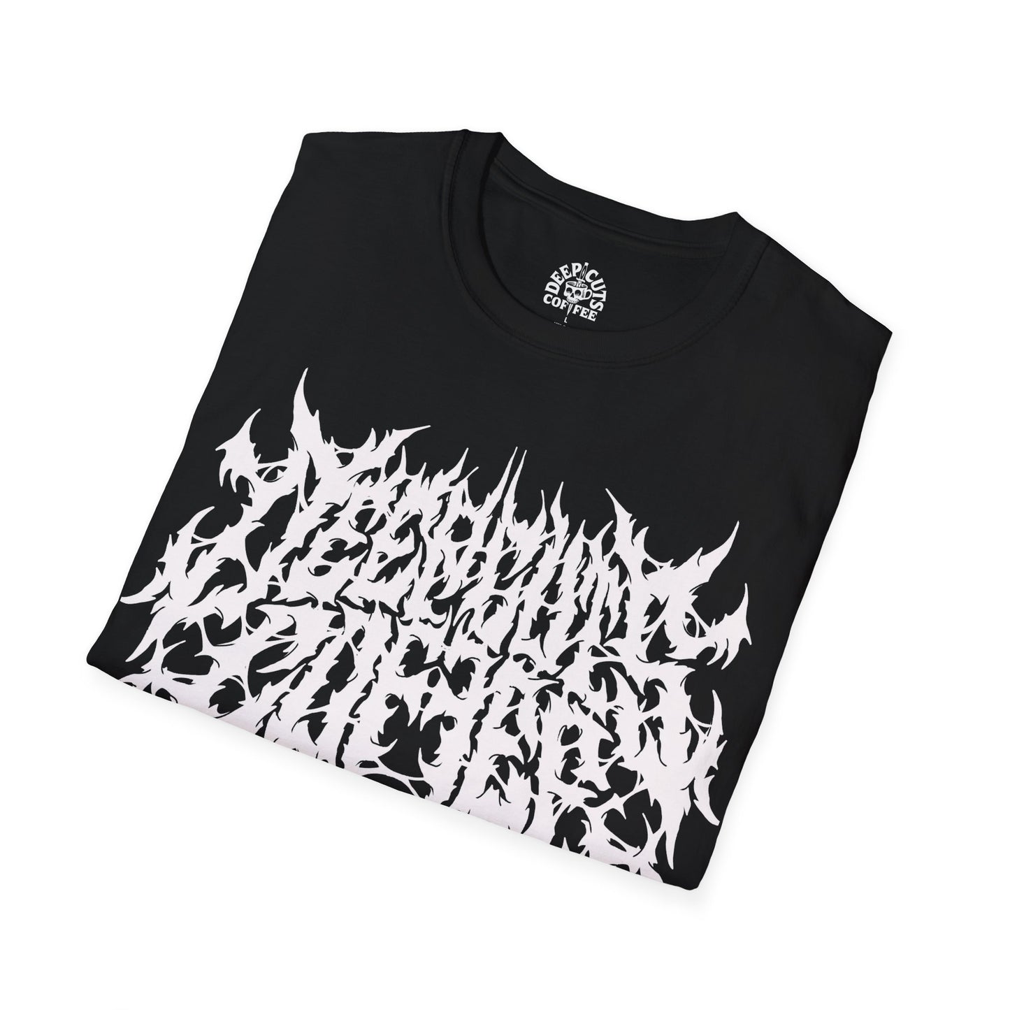 Death Metal T-Shirt Logo - Deep Cuts Coffee
