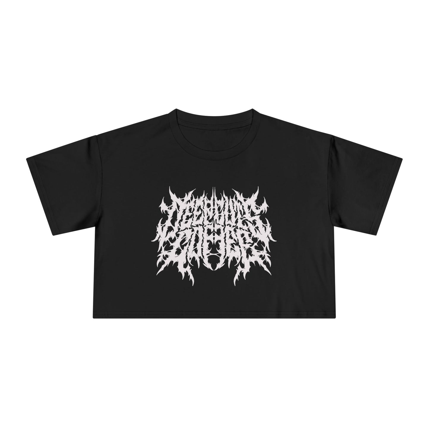 Death Metal Logo Crop Top