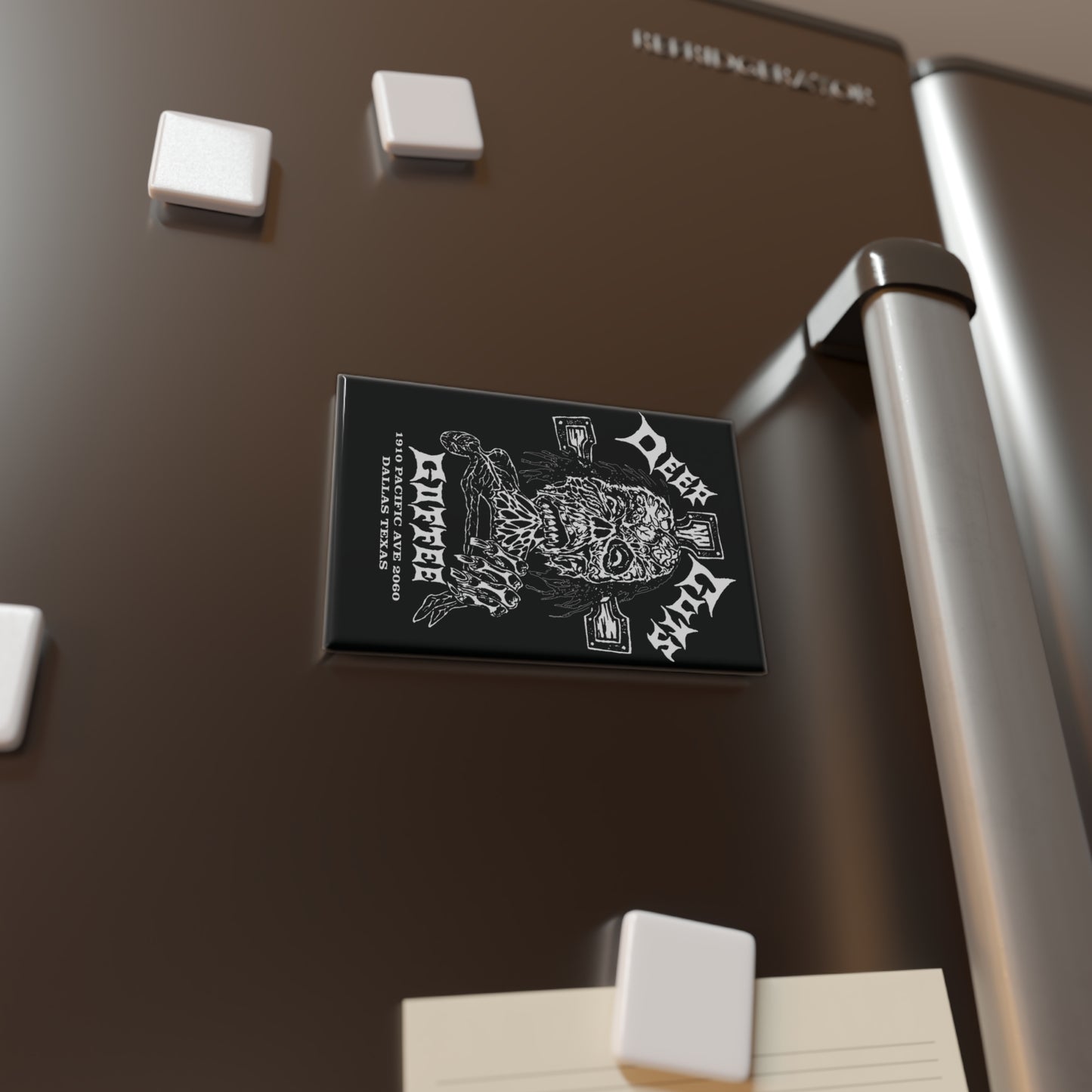 Horror Skull Rectangle Magnet