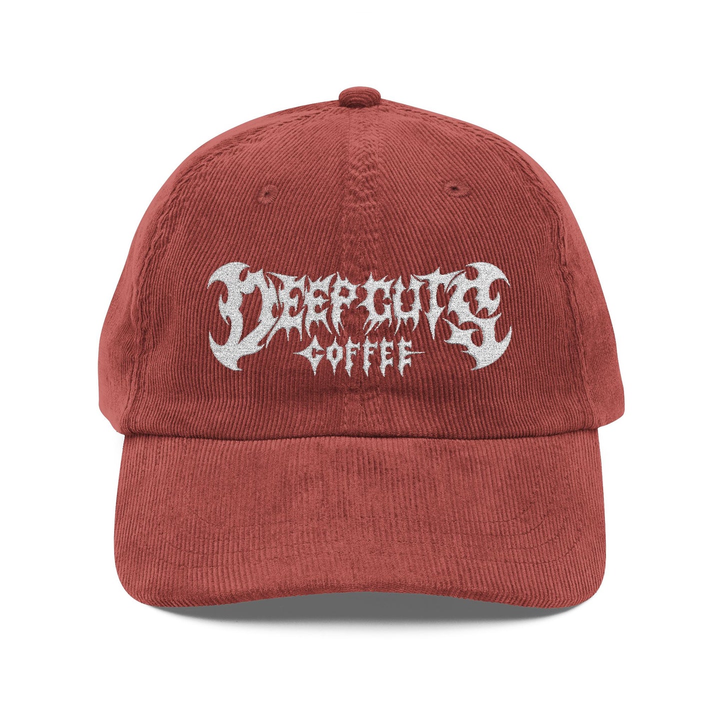 Embroidered Cap Deep Cuts Coffee