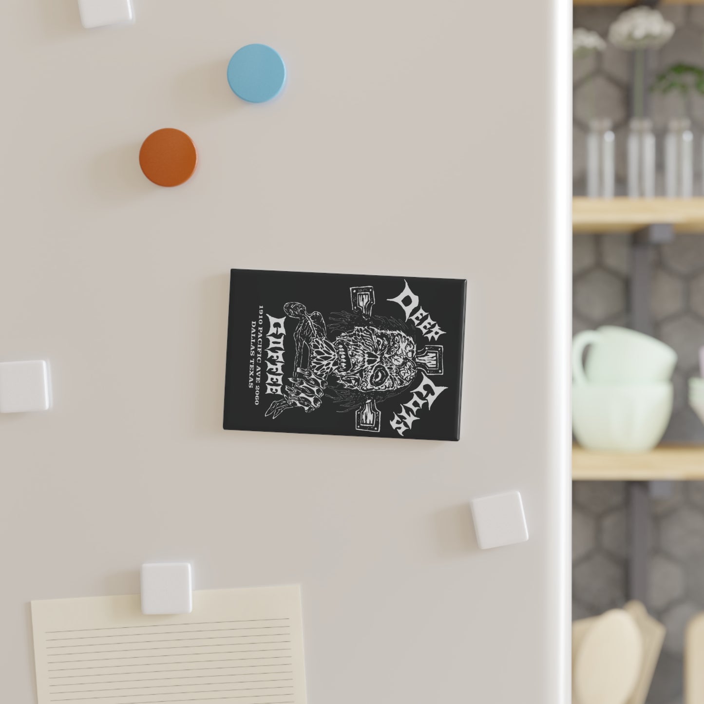 Horror Skull Rectangle Magnet