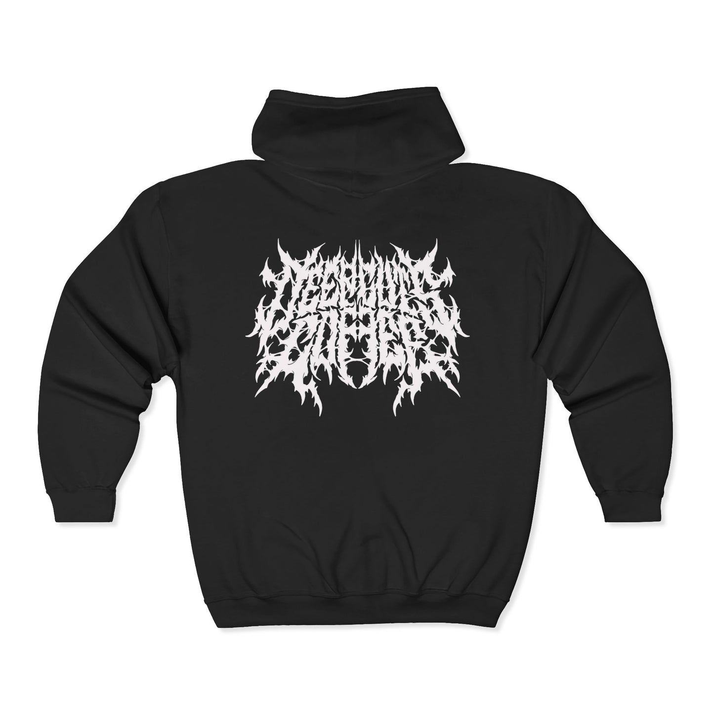 Metal Logo Full Zip Hoodie