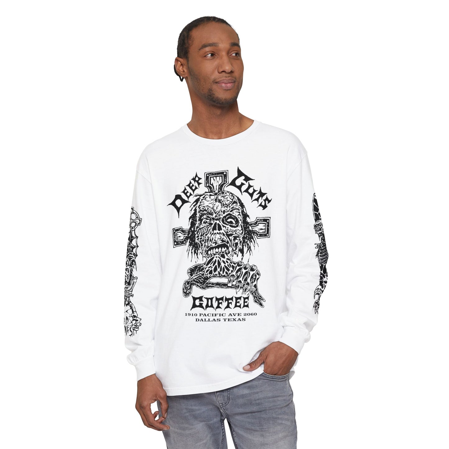 Dead Bodies Graphic Long Sleeve Tee