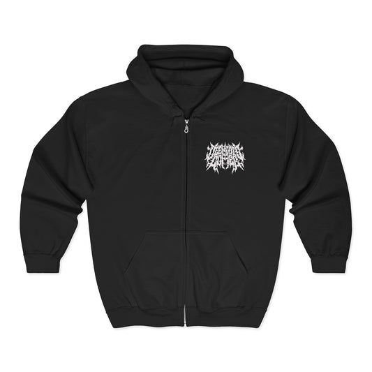 Metal Logo Full Zip Hoodie