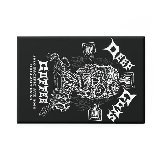 Horror Skull Rectangle Magnet