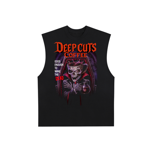 Dead Tired Dripper Raw Edge Muscle Tee